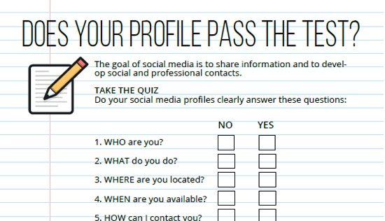 Does your social media pass the test?