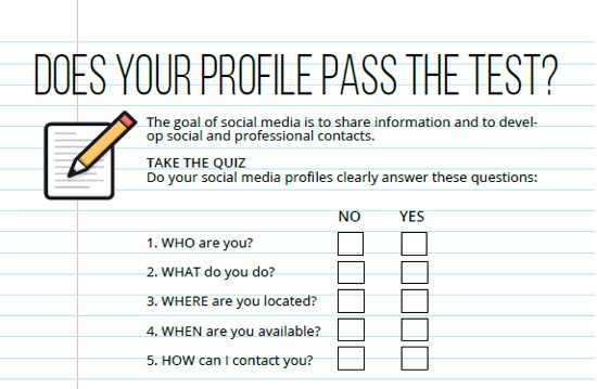 Does your social media pass the test?